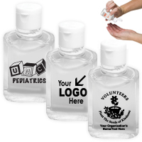 2.0 oz Hand Sanitizer Antibacterial Gel in Flip Top Squeeze Bottle